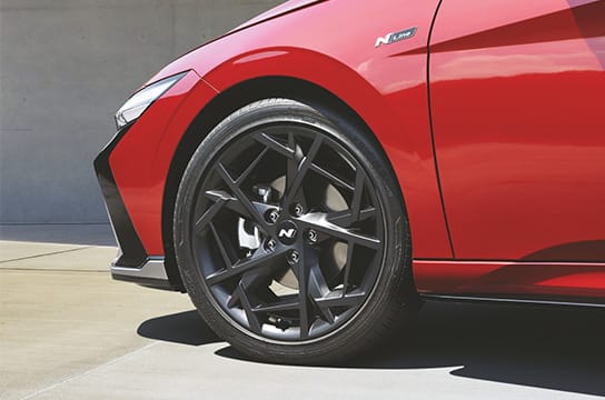 N Line Exclusive 18-inch Alloy Wheels and Tires