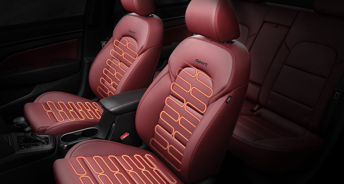 Front seat warmers