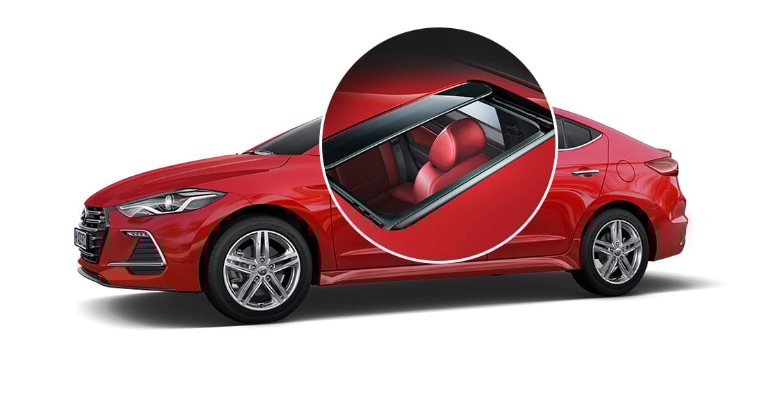 Power sunroof opened