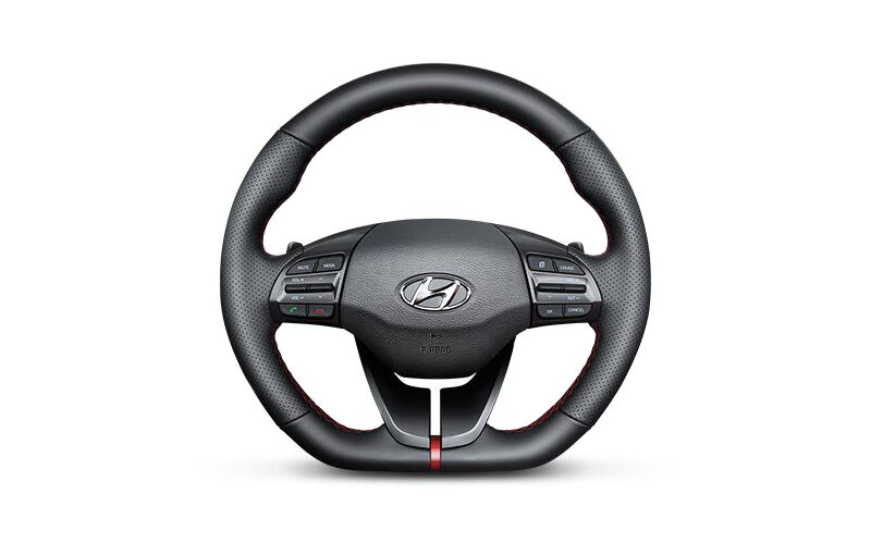 D-cut steering wheel