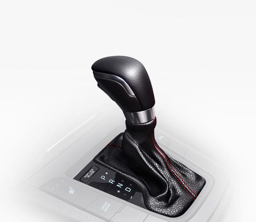 Closer view of 7-speed double clutch transmission