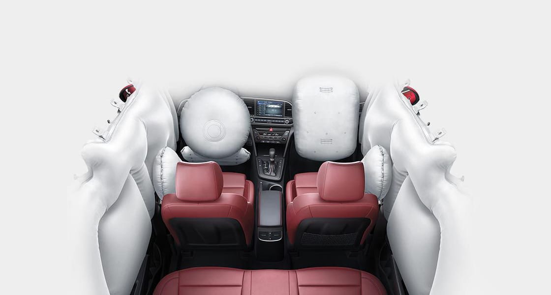 70-airbag system simulated