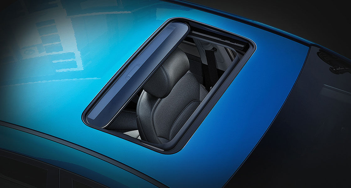 Power sunroof opened