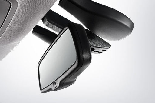 Electronic chrome mirror