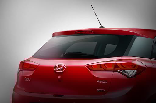 Closer view of rear wiper