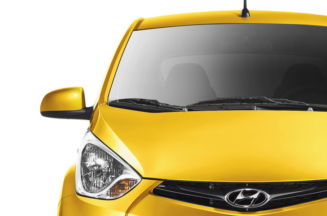 Front view of yellow Eon