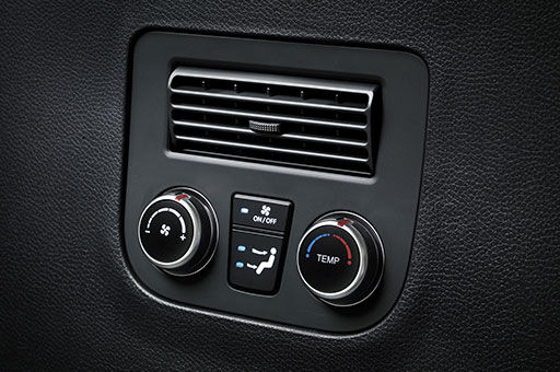 Rear heater and rear air ventilation