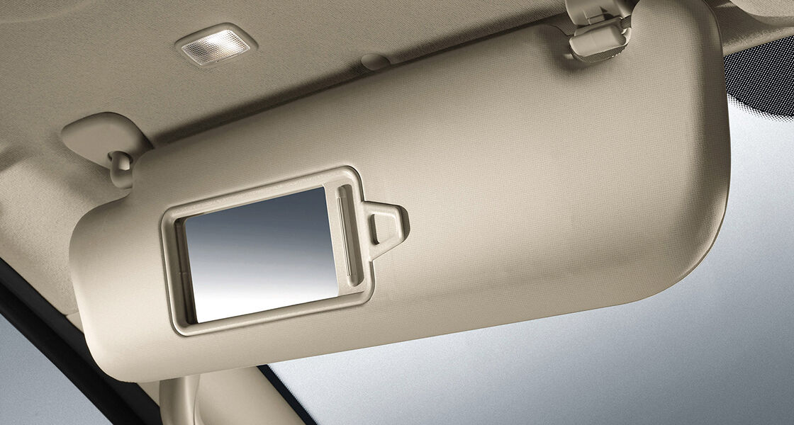 H-1's beige sun visor