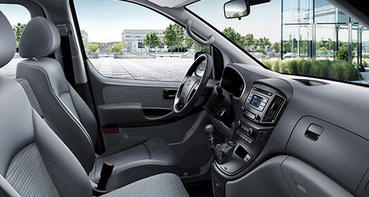 A side view of H-1's front driver's seat
