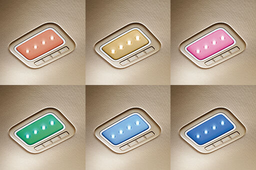 Closer view of H-1's six kinds of room lamp