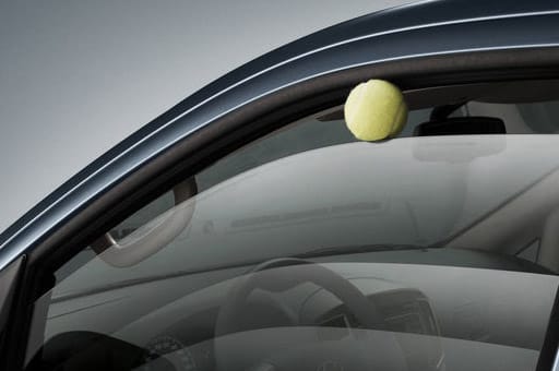 A front side window implying safety window adjustment control system