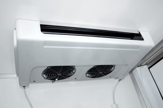 Photo of evaporator inside the cargo space of Freezer Truck