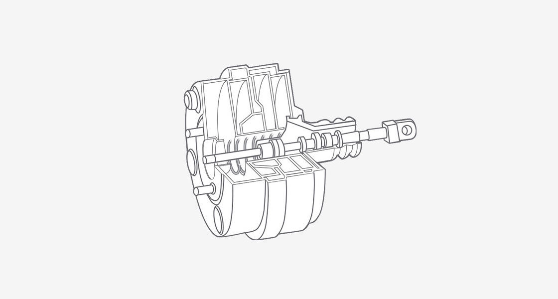 An illustration of a car's component describing brakes to depend on
