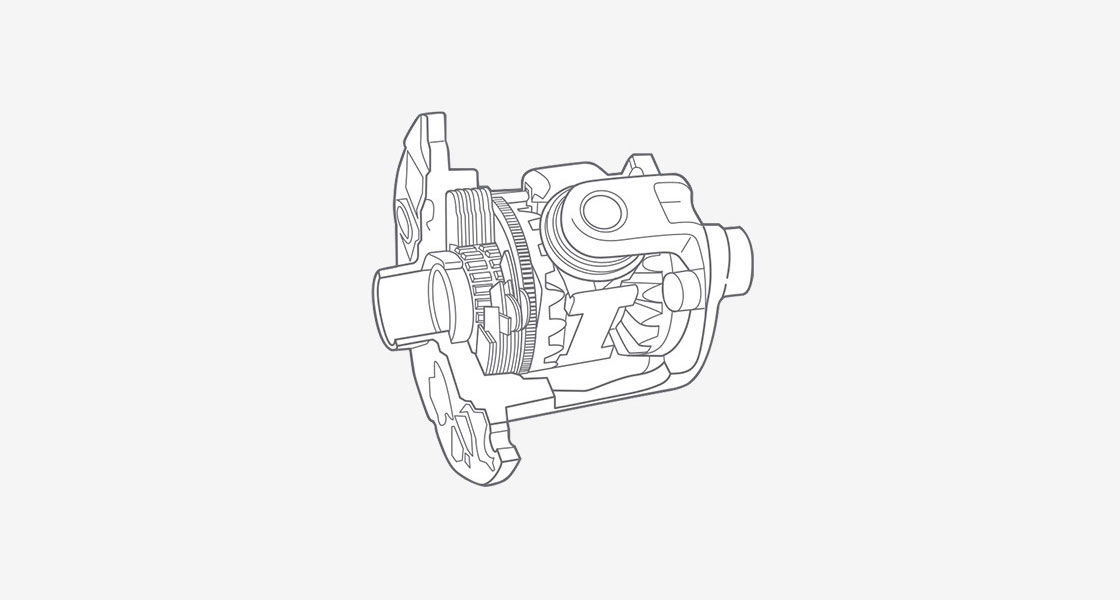 'An illustration of a car's component describing locking differential
