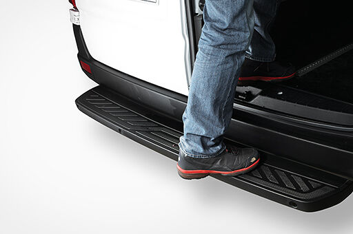 Rear assist step