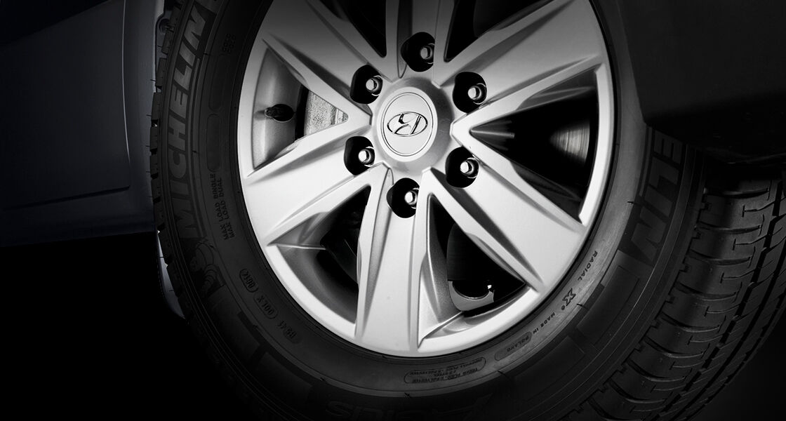 Closer view of wheel
