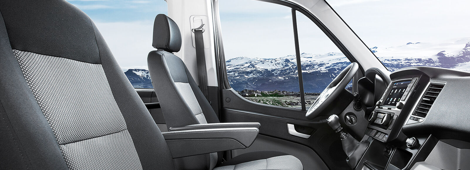h350 interior front seat