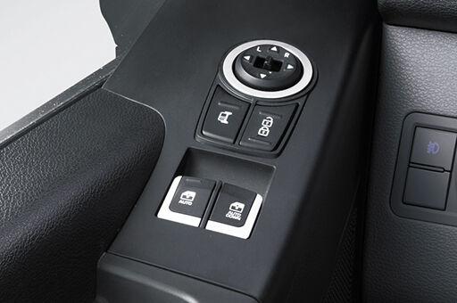 Power window adjustment controls