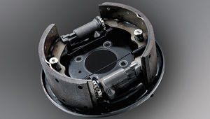 black cylindrical brake lining