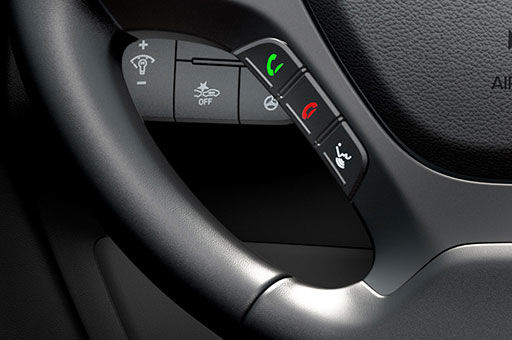 Bluetooth button on the steering wheel