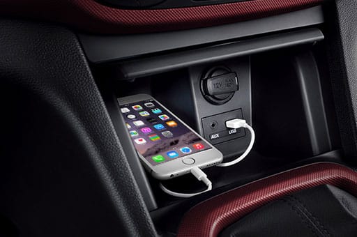 Phone getting charged with USB port