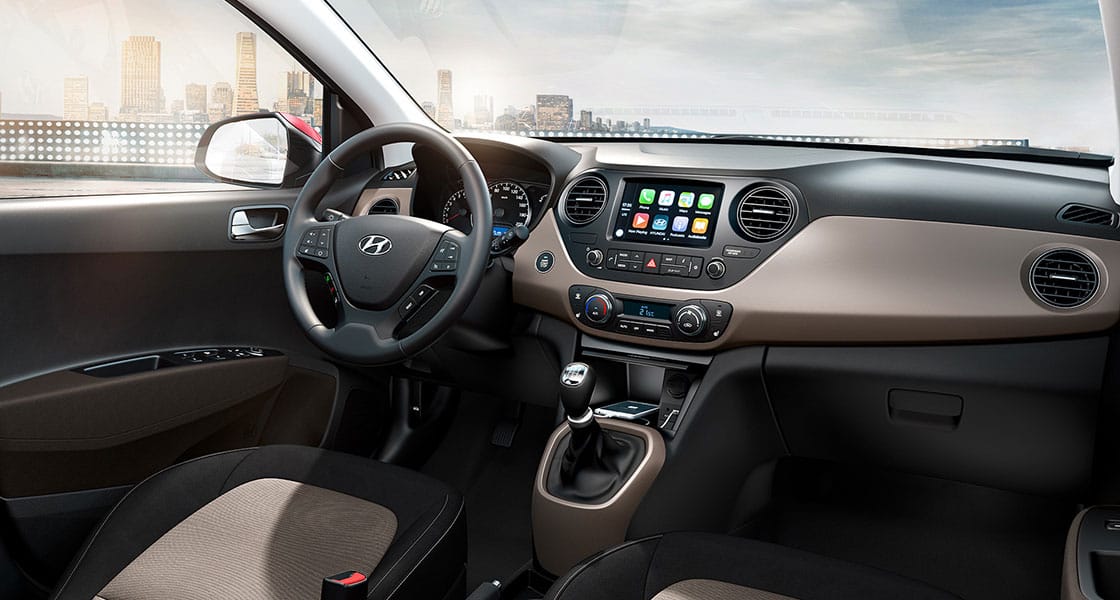 Full view of interior designed in color dark brown