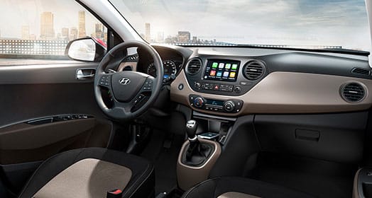 Full view of interior designed in color dark brown