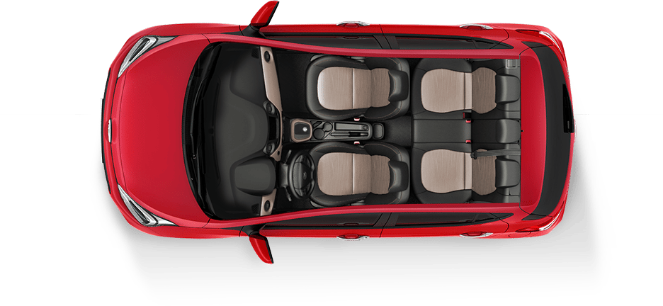 Black and Beige car seat