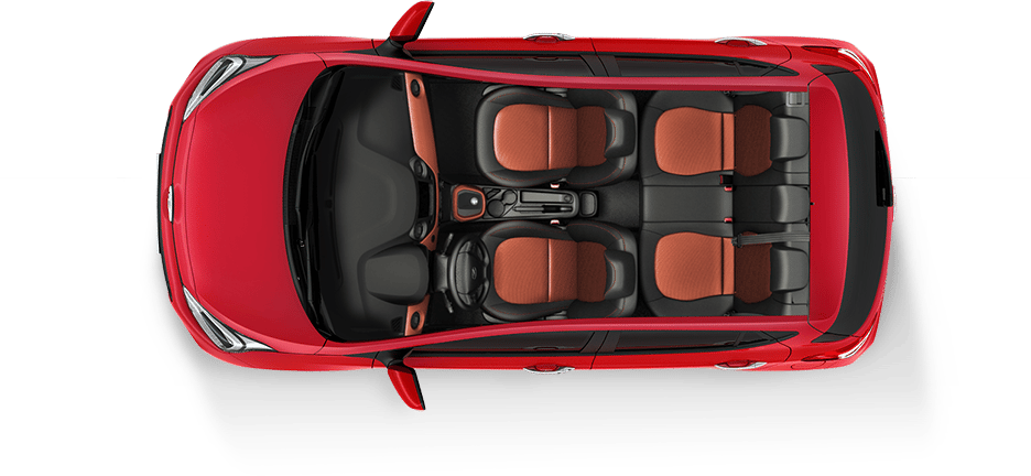 Black and Orange car seat