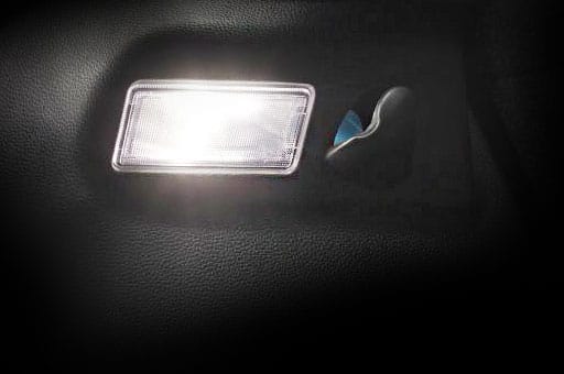 Luggage lamp light on