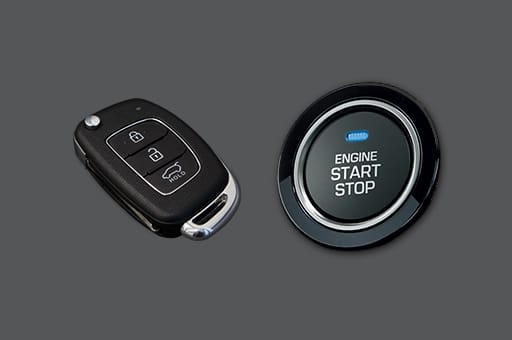 Smart Key and Engine start and stop button