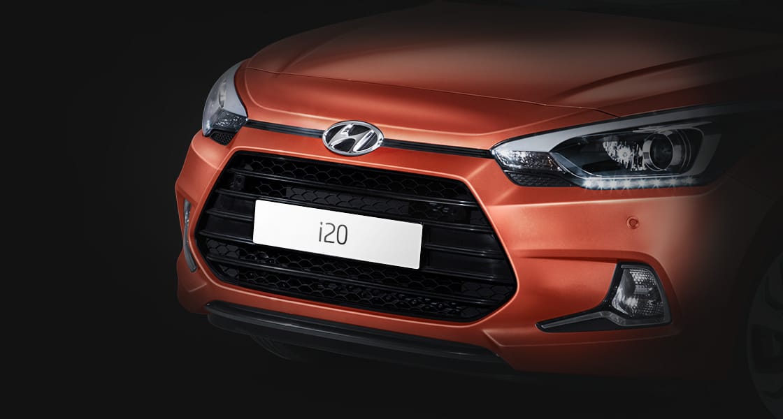 Closer view of radiator grille