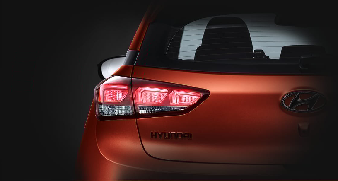 Closer view of LED rear combination lamp