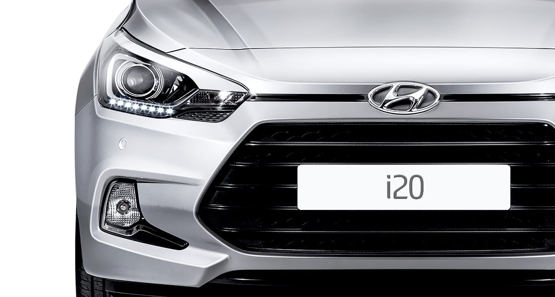 Closer view of radiator grille