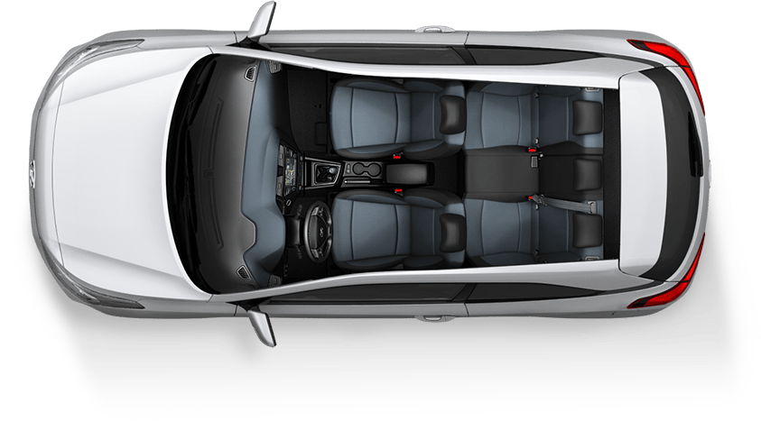 Grayish Blue car seat