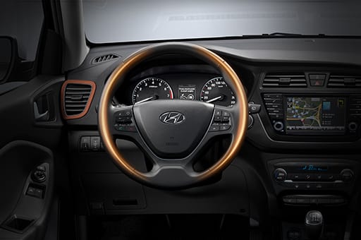 Heating system on steering wheel