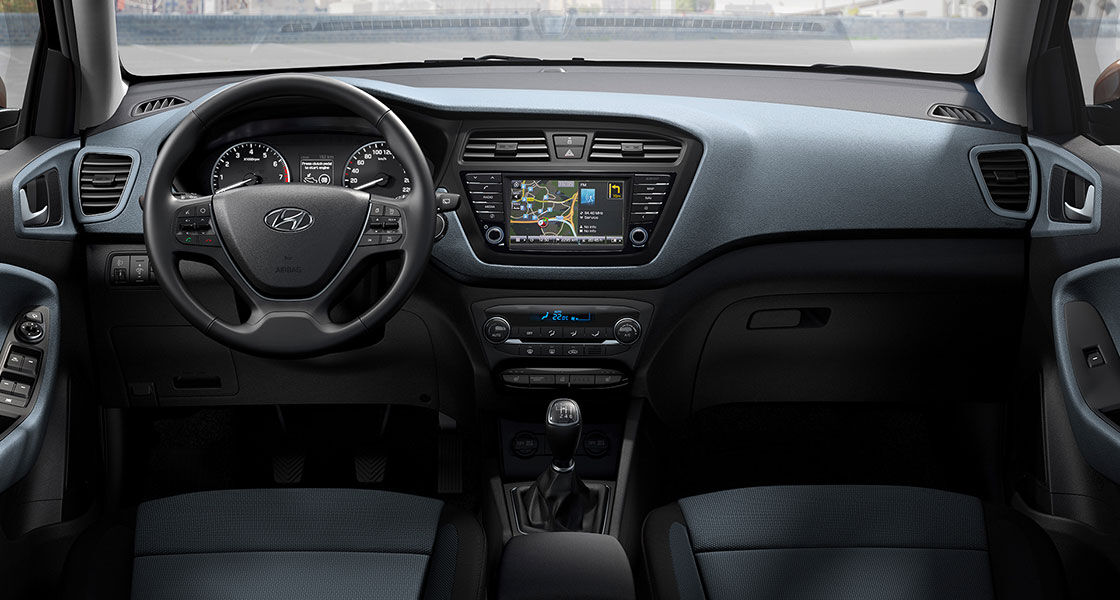 Cockpit interior in dark gray