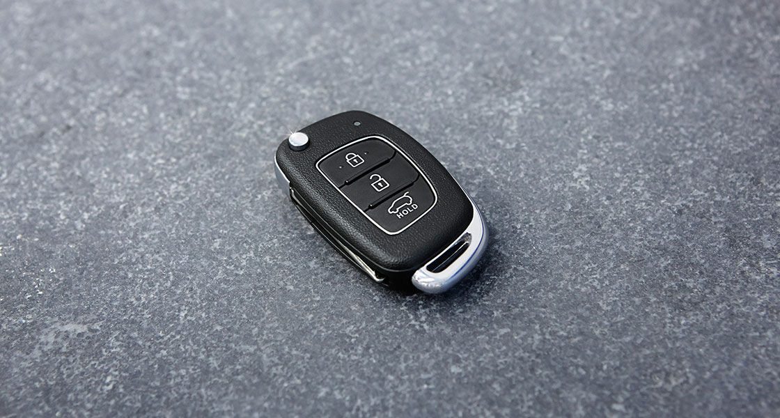 Smart key for i20 on the floor
