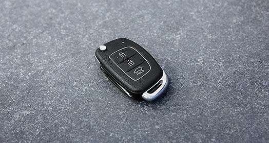 Smart key for i20 on the floor