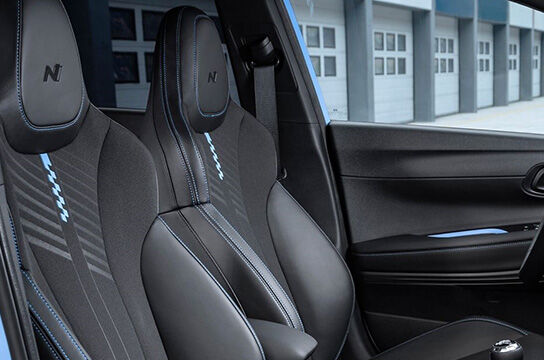 Supportive sports seats.