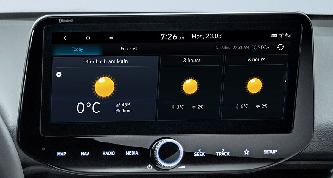 écran tactile Hyundai i30 2021 