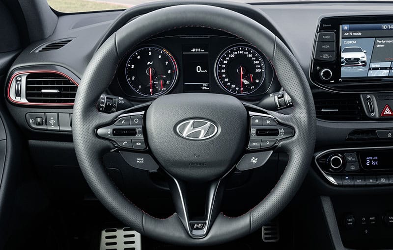 i30 Fastback N Gain control system