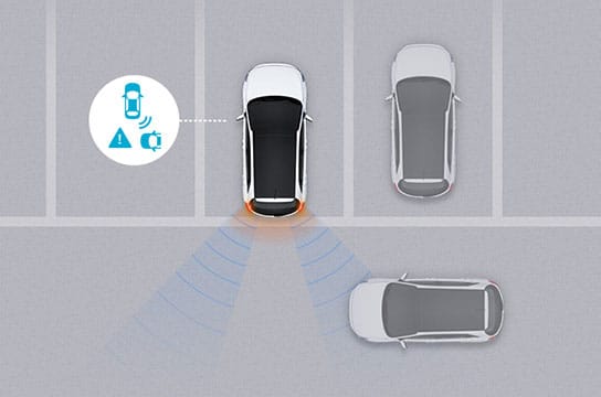 تنبيه المرور المتقاطع الخلفي