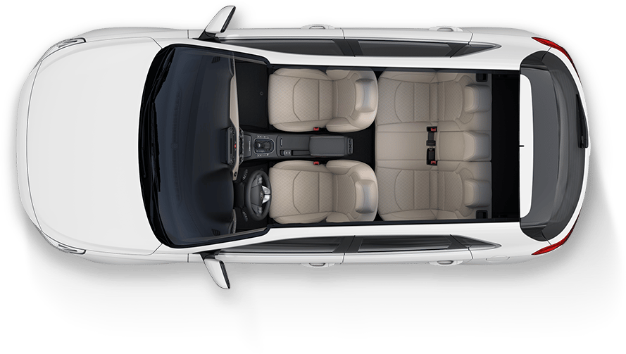 Beige two-tone car seat