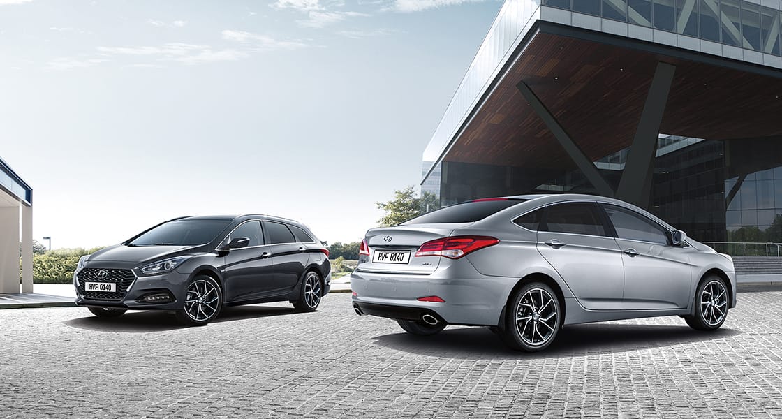 2 i40 Sedan front and rear