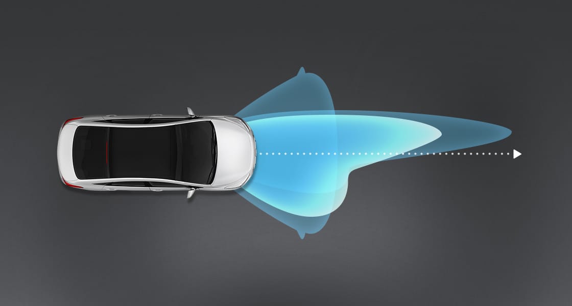 HID headlamps with Adaptive front lighting system illustrated
