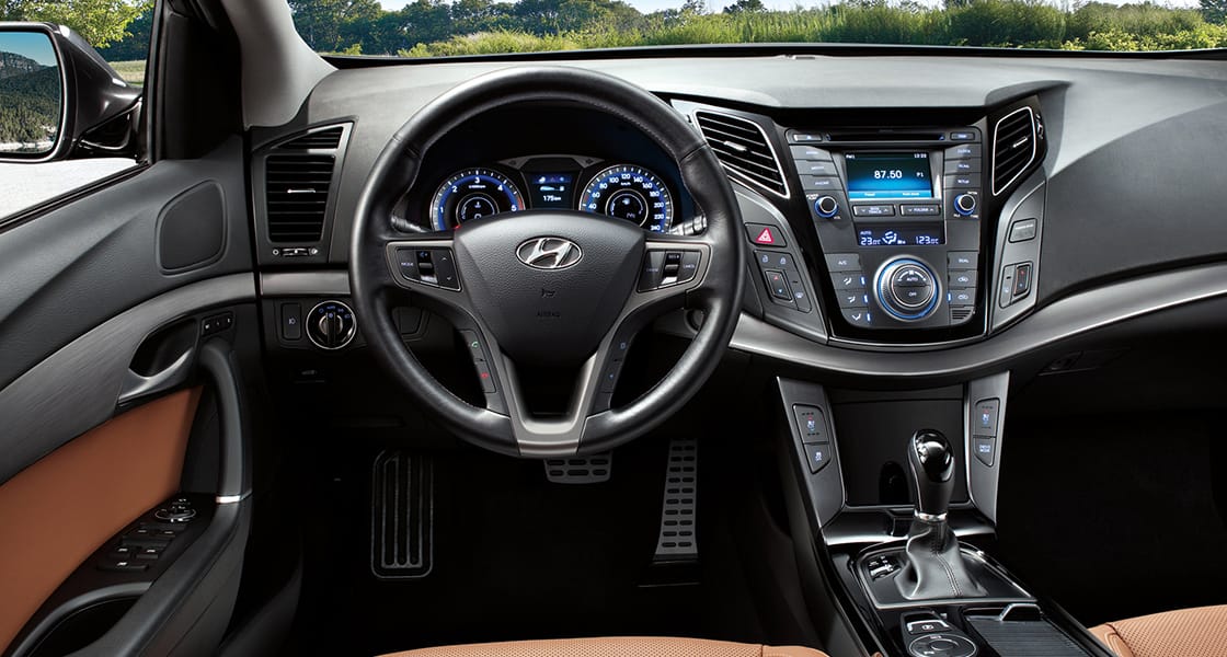 Interior of driver's seat