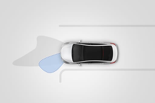 Illustrative usage scenario about static bending lights