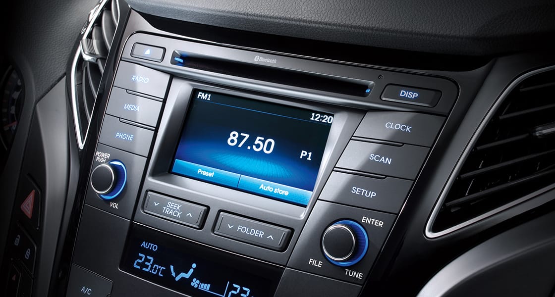 Center-fascia with radio screen