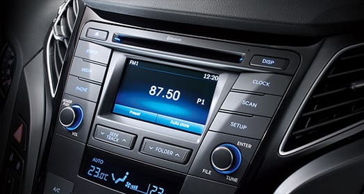 Center-fascia with radio screen